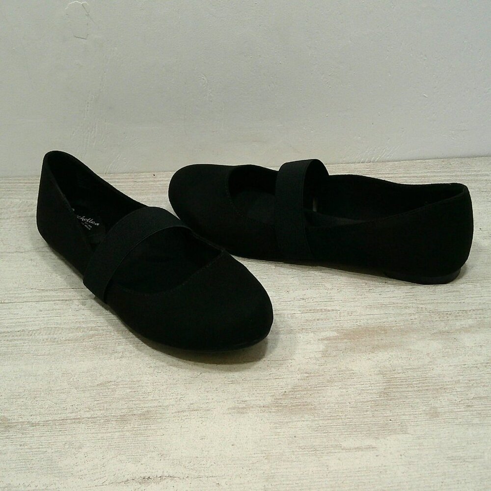 Seychelles Margot Black Comfort Minimalist Ballet Flat   Size 7.5 Wide